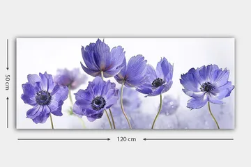 Canvastavla YTY Floral & Botanical Flerfärgad - 120x50 cm - Inredning - Tavlor & konst - Canvastavlor