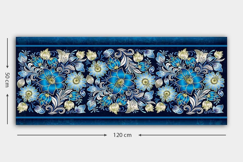 Canvastavla YTY Floral & Botanical Flerfärgad - 120x50 cm - Inredning - Tavlor & konst - Canvastavlor