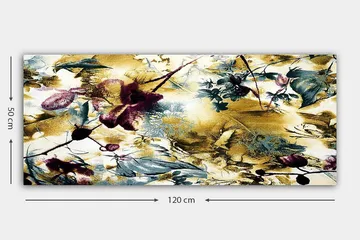 Canvastavla YTY Floral & Botanical Flerfärgad - 120x50 cm - Inredning - Tavlor & konst - Canvastavlor