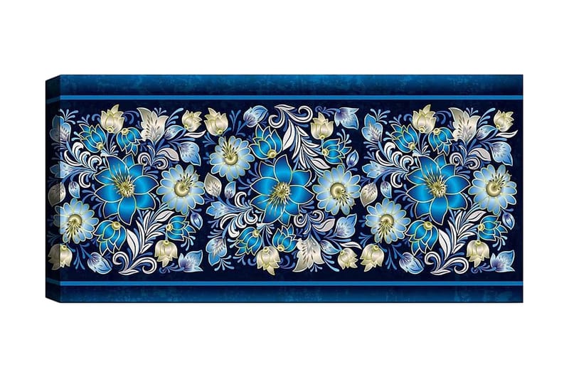 Canvastavla YTY Floral & Botanical Flerfärgad, 120x50 cm