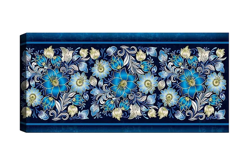 Canvastavla YTY Floral & Botanical Flerfärgad, 120x50 cm