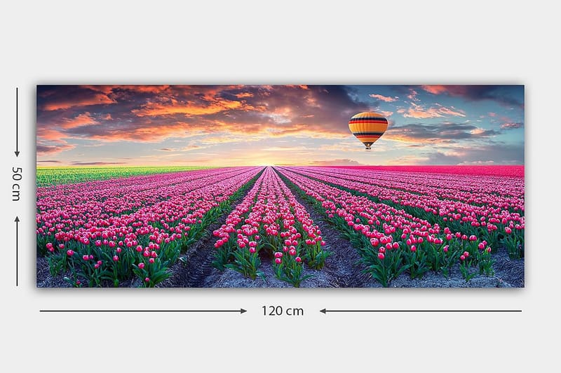 Canvastavla YTY Floral & Botanical Flerfärgad - 120x50 cm - Inredning - Tavlor & konst - Canvastavlor