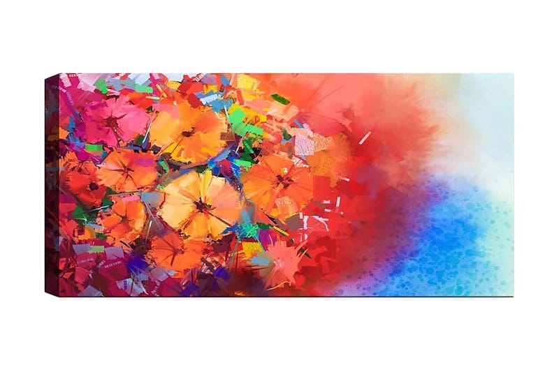Canvastavla YTY Floral & Botanical Flerfärgad - 120x50 cm - Inredning - Tavlor & konst - Canvastavlor