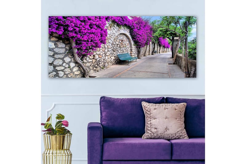 Canvastavla YTY Floral & Botanical Flerfärgad - 120x50 cm - Inredning - Tavlor & konst - Canvastavlor