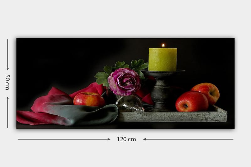 Canvastavla YTY Floral & Botanical Flerfärgad - 120x50 cm - Inredning - Tavlor & konst - Canvastavlor