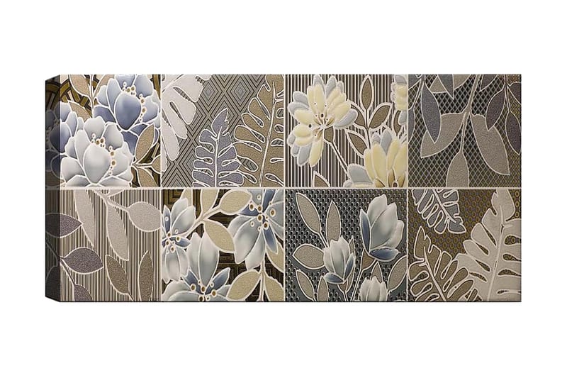 Canvastavla YTY Floral & Botanical Flerfärgad - 120x50 cm - Inredning - Tavlor & konst - Canvastavlor