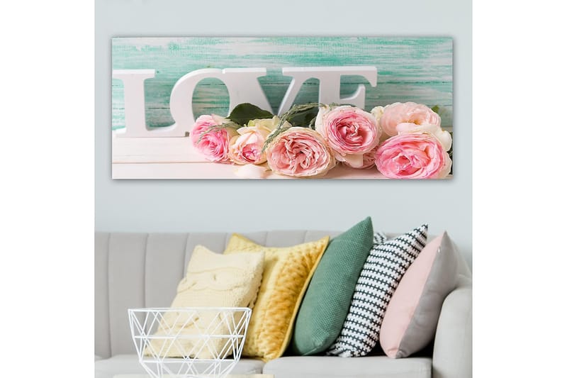 Canvastavla YTY Floral & Botanical Flerfärgad - 120x50 cm - Inredning - Tavlor & konst - Canvastavlor