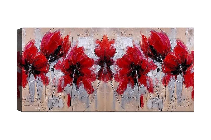 Canvastavla YTY Floral & Botanical Flerfärgad - 120x50 cm - Inredning - Tavlor & konst - Canvastavlor