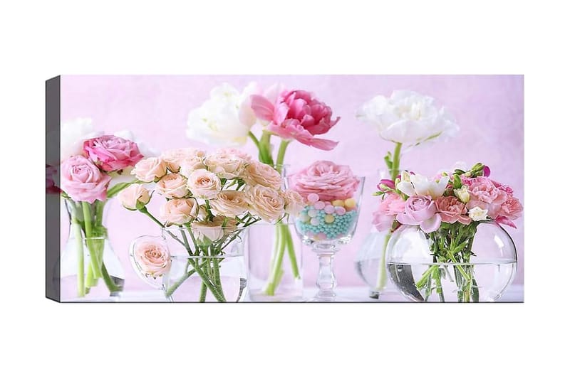 Canvastavla YTY Floral & Botanical Flerfärgad - 120x50 cm - Inredning - Tavlor & konst - Canvastavlor