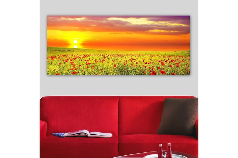 Canvastavla YTY Floral & Botanical Flerfärgad - 120x50 cm - Inredning - Tavlor & konst - Canvastavlor