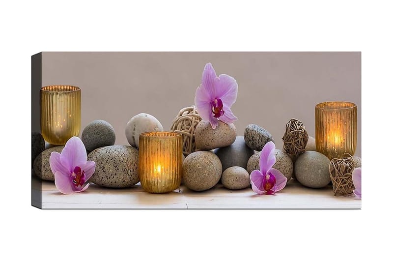 Canvastavla YTY Floral & Botanical Flerfärgad - 120x50 cm - Inredning - Tavlor & konst - Canvastavlor