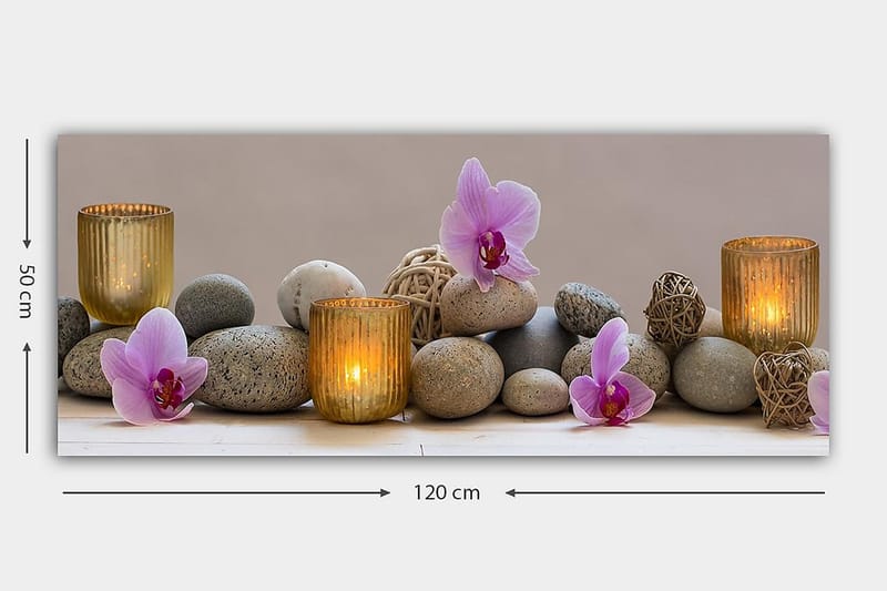 Canvastavla YTY Floral & Botanical Flerfärgad - 120x50 cm - Inredning - Tavlor & konst - Canvastavlor