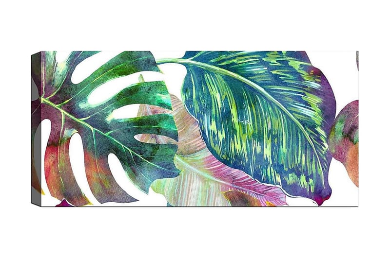 Canvastavla YTY Floral & Botanical Flerfärgad - 120x50 cm - Inredning - Tavlor & konst - Canvastavlor