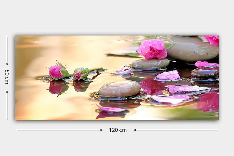 Canvastavla YTY Floral & Botanical Flerfärgad - 120x50 cm - Inredning - Tavlor & konst - Canvastavlor