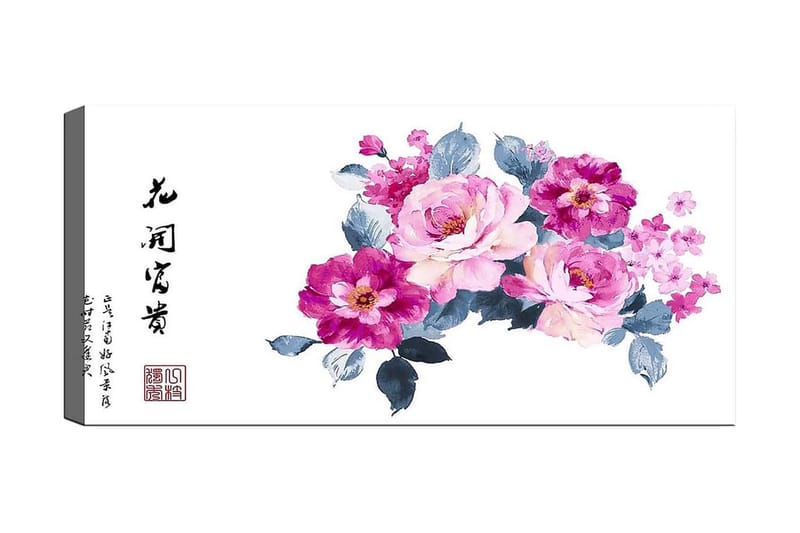 Canvastavla YTY Floral & Botanical Flerfärgad - 120x50 cm - Inredning - Tavlor & konst - Canvastavlor