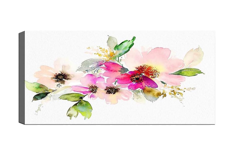 Canvastavla YTY Floral & Botanical Flerfärgad - 120x50 cm - Inredning - Tavlor & konst - Canvastavlor