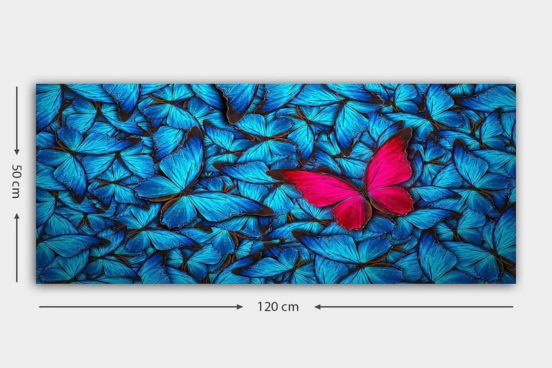 Canvastavla YTY Floral & Botanical Flerfärgad - 120x50 cm - Inredning - Tavlor & konst - Canvastavlor