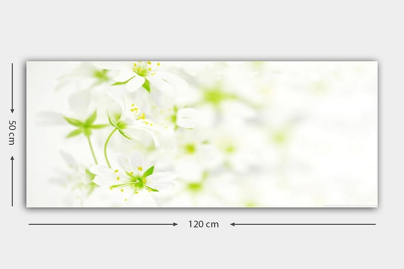 Canvastavla YTY Floral & Botanical Flerfärgad - 120x50 cm - Inredning - Tavlor & konst - Canvastavlor