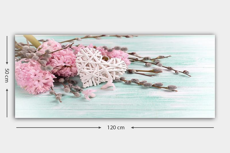 Canvastavla YTY Floral & Botanical Flerfärgad - 120x50 cm - Inredning - Tavlor & konst - Canvastavlor