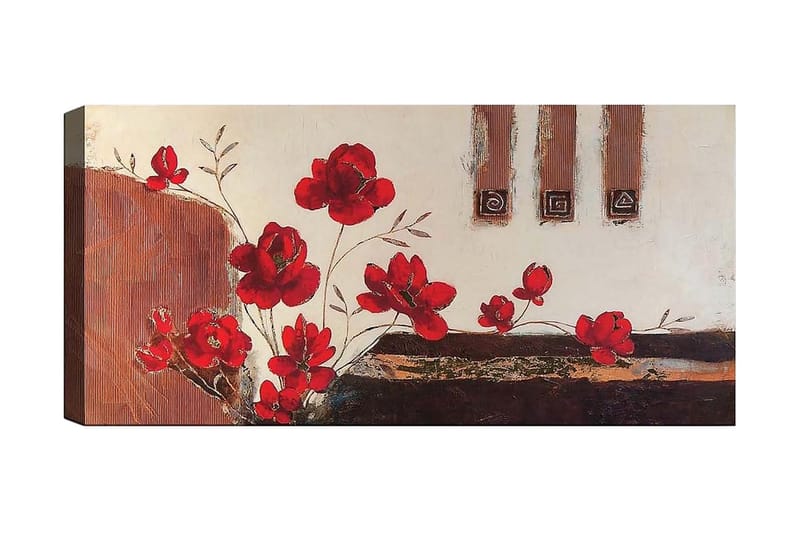 Canvastavla YTY Floral & Botanical Flerfärgad - 120x50 cm - Inredning - Tavlor & konst - Canvastavlor