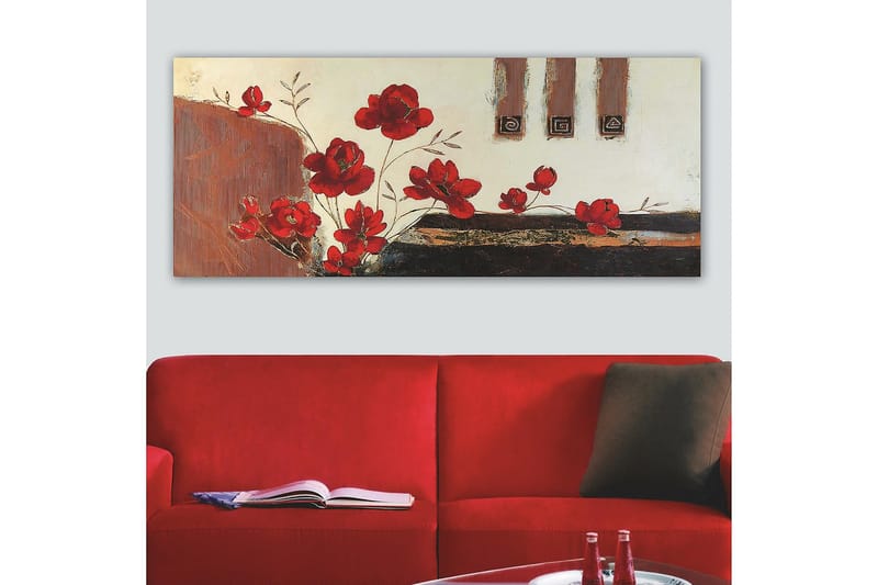 Canvastavla YTY Floral & Botanical Flerfärgad - 120x50 cm - Inredning - Tavlor & konst - Canvastavlor
