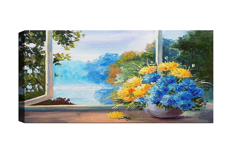 Canvastavla YTY Floral & Botanical Flerfärgad - 120x50 cm - Inredning - Tavlor & konst - Canvastavlor