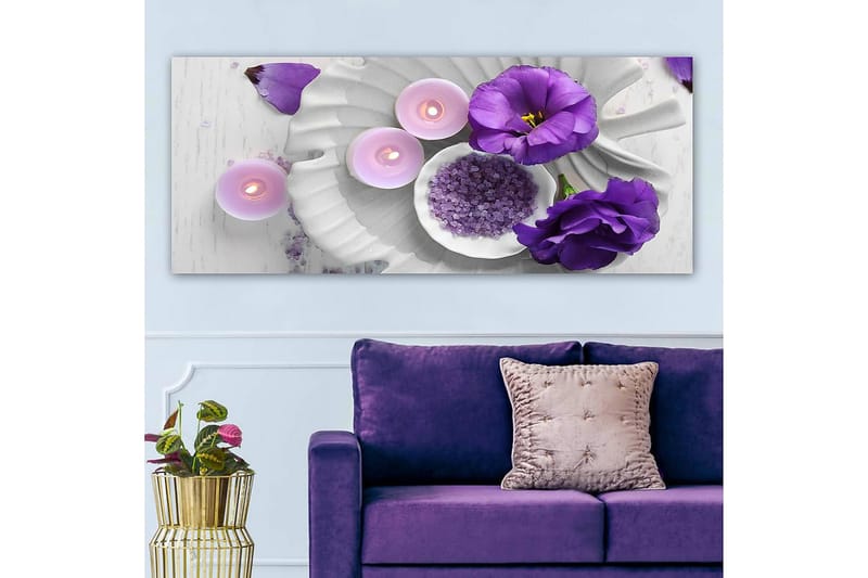 Canvastavla YTY Floral & Botanical Flerfärgad - 120x50 cm - Inredning - Tavlor & konst - Canvastavlor
