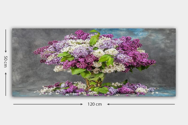 Canvastavla YTY Floral & Botanical Flerfärgad - 120x50 cm - Inredning - Tavlor & konst - Canvastavlor