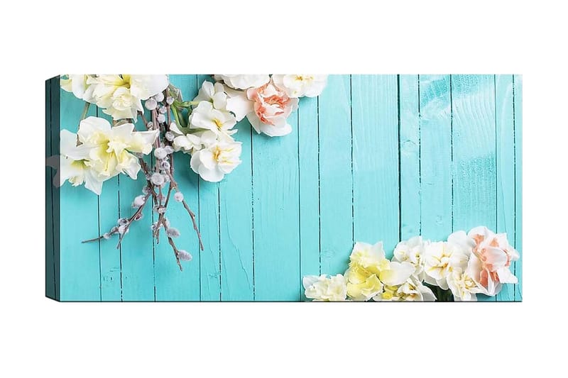 Canvastavla YTY Floral & Botanical Flerfärgad - 120x50 cm - Inredning - Tavlor & konst - Canvastavlor