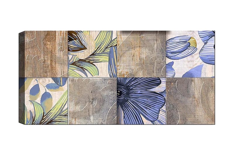 Canvastavla YTY Floral & Botanical Flerfärgad - 120x50 cm - Inredning - Tavlor & konst - Canvastavlor