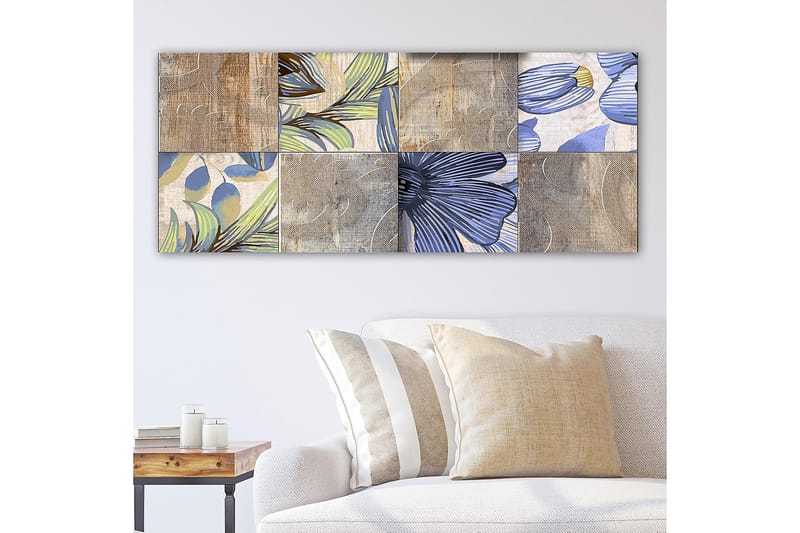 Canvastavla YTY Floral & Botanical Flerfärgad - 120x50 cm - Inredning - Tavlor & konst - Canvastavlor