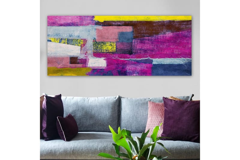 Canvastavla YTY Floral & Botanical Flerfärgad - 120x50 cm - Inredning - Tavlor & konst - Canvastavlor