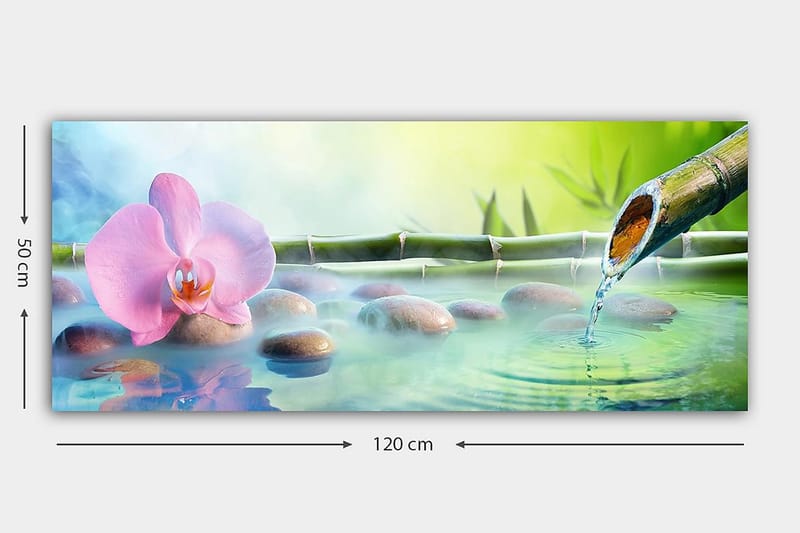 Canvastavla YTY Floral & Botanical Flerfärgad - 120x50 cm - Inredning - Tavlor & konst - Canvastavlor