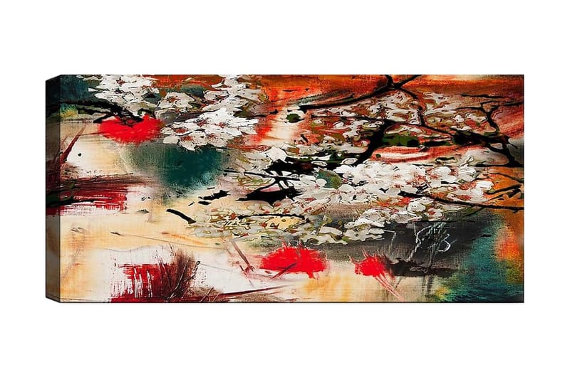 Canvastavla YTY Floral & Botanical Flerfärgad - 120x50 cm - Inredning - Tavlor & konst - Canvastavlor
