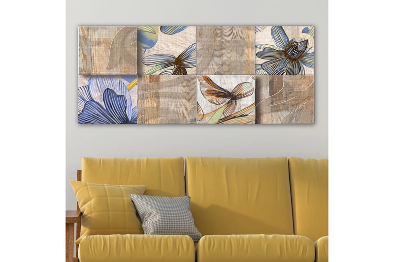 Canvastavla YTY Floral & Botanical Flerfärgad - 120x50 cm - Inredning - Tavlor & konst - Canvastavlor