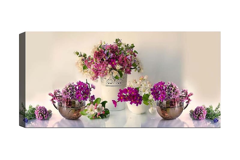 Canvastavla YTY Floral & Botanical Flerfärgad - 120x50 cm - Inredning - Tavlor & konst - Canvastavlor