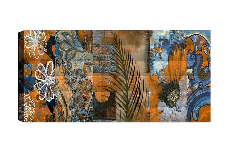 Canvastavla YTY Floral & Botanical Flerfärgad - 120x50 cm - Canvastavlor