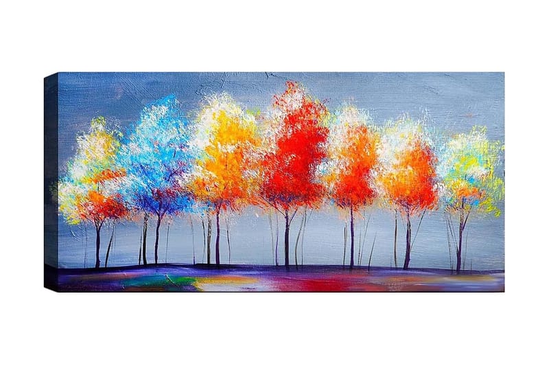 Canvastavla YTY Floral & Botanical Flerfärgad - 120x50 cm - Inredning - Tavlor & konst - Canvastavlor