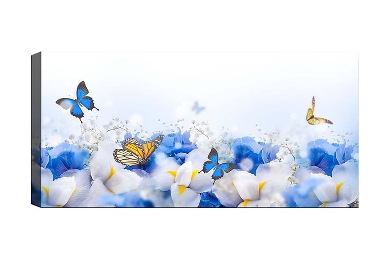 Canvastavla YTY Floral & Botanical Flerfärgad - 120x50 cm - Inredning - Tavlor & konst - Canvastavlor
