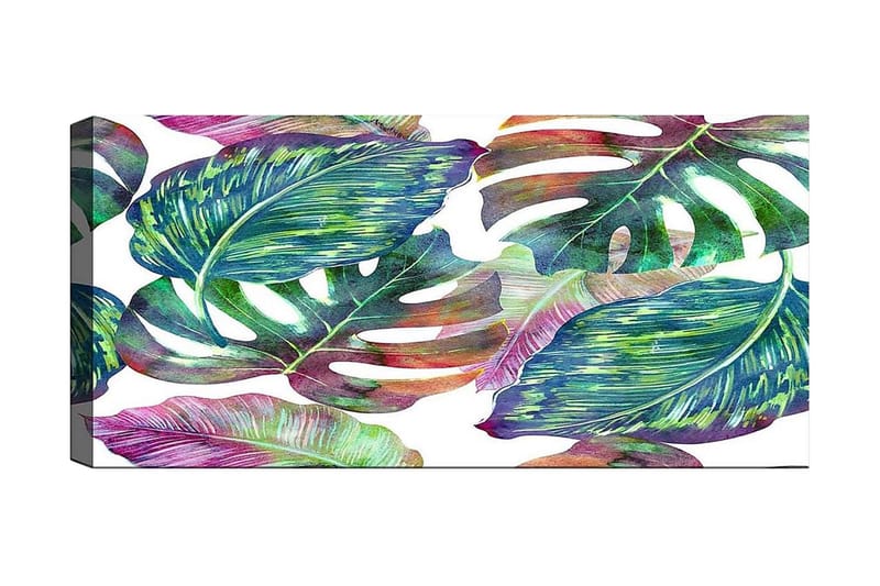 Canvastavla YTY Floral & Botanical Flerfärgad - 120x50 cm - Inredning - Tavlor & konst - Canvastavlor