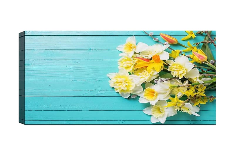 Canvastavla YTY Floral & Botanical Flerfärgad - 120x50 cm - Inredning - Tavlor & konst - Canvastavlor