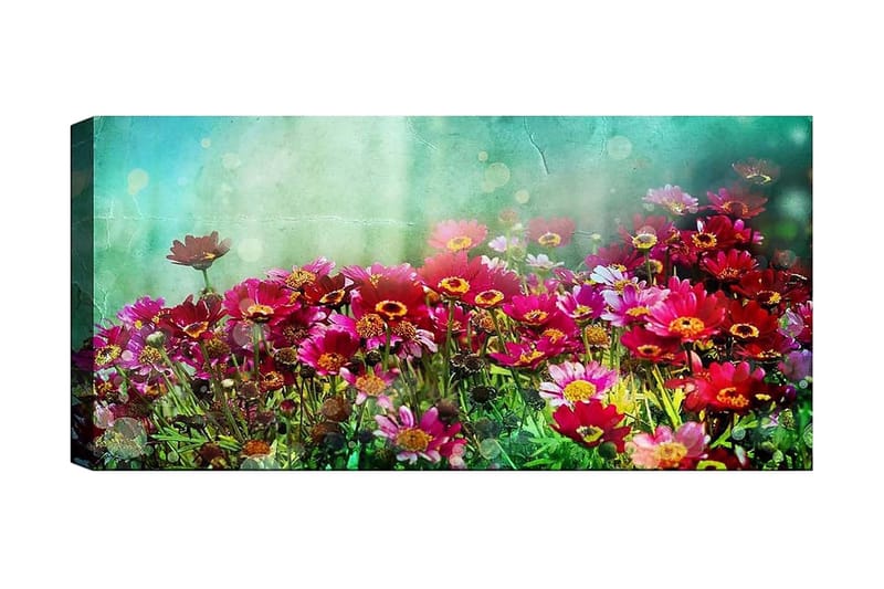 Canvastavla YTY Floral & Botanical Flerfärgad - 120x50 cm - Inredning - Tavlor & konst - Canvastavlor