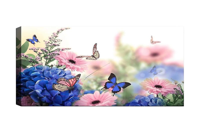 Canvastavla YTY Floral & Botanical Flerfärgad - 120x50 cm - Inredning - Tavlor & konst - Canvastavlor