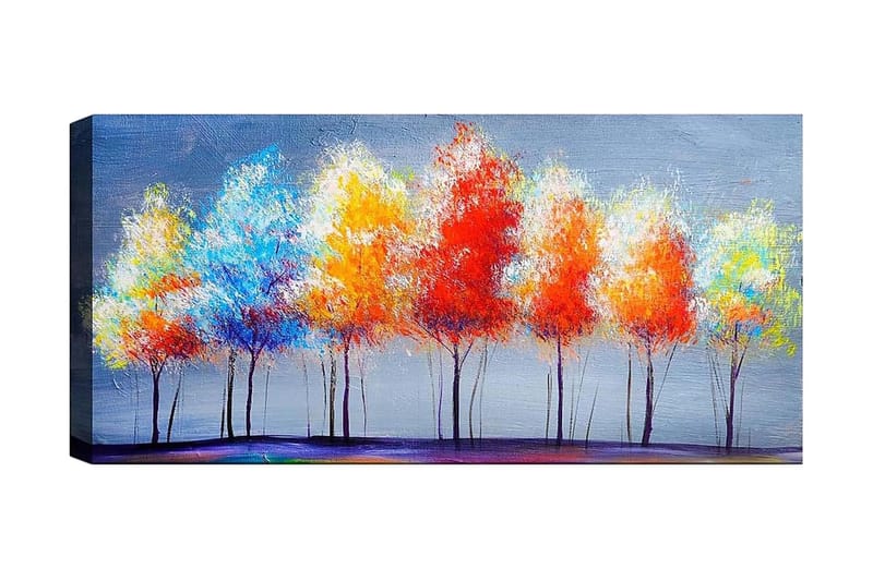 Canvastavla YTY Floral & Botanical Flerfärgad - 120x50 cm - Inredning - Tavlor & konst - Canvastavlor