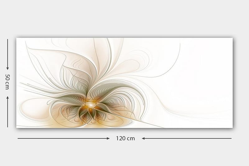 Canvastavla YTY Floral & Botanical Flerfärgad - 120x50 cm - Inredning - Tavlor & konst - Canvastavlor