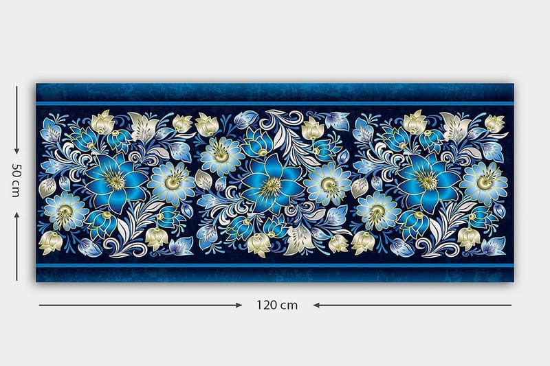 Canvastavla YTY Floral & Botanical Flerfärgad - 120x50 cm - Inredning - Tavlor & konst - Canvastavlor