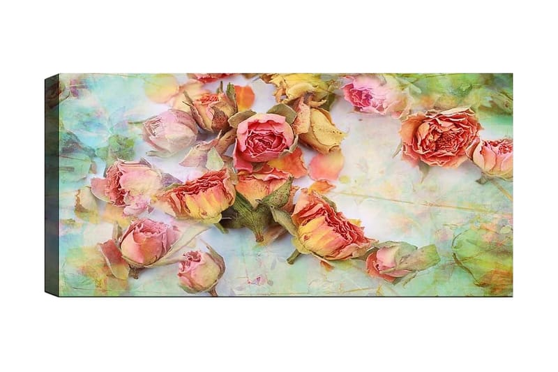Canvastavla YTY Floral & Botanical Flerfärgad - 120x50 cm - Inredning - Tavlor & konst - Canvastavlor