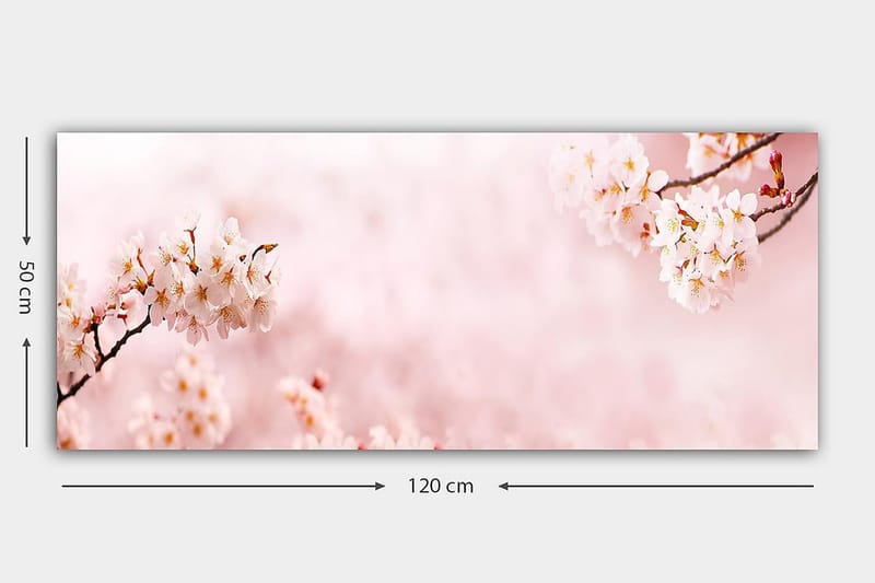 Canvastavla YTY Floral & Botanical Flerfärgad - 120x50 cm - Inredning - Tavlor & konst - Canvastavlor