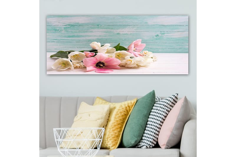Canvastavla YTY Floral & Botanical Flerfärgad - 120x50 cm - Inredning - Tavlor & konst - Canvastavlor