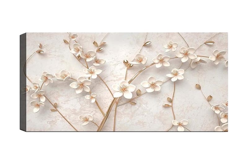 Canvastavla YTY Floral & Botanical Flerfärgad - 120x50 cm - Inredning - Tavlor & konst - Canvastavlor